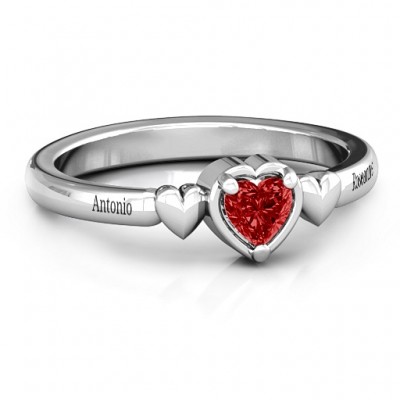 Triple Heart Ring - Name My Jewelry ™