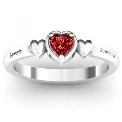 Triple Heart Ring - Name My Jewelry ™