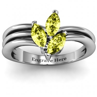 Triple Marquise Collage Ring - Name My Jewelry ™