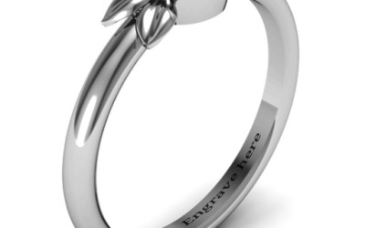 Twin Leaf Ring: Nature's Embrace for Your Finger