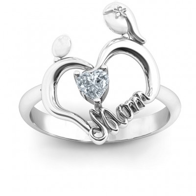 Unbreakable Bond Heart Ring - Name My Jewelry ™