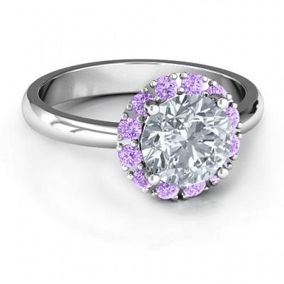 Victoria Single Halo Ring - Name My Jewelry ™