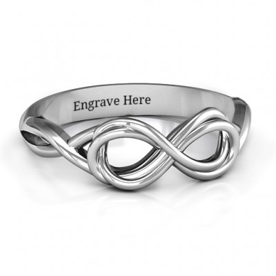 Wired for Love Infinity Ring - Name My Jewelry ™