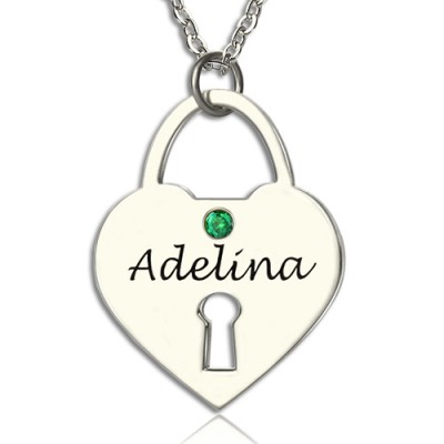 personalized Heart Keepsake Pendant with Name Sterling Silver - Name My Jewelry ™
