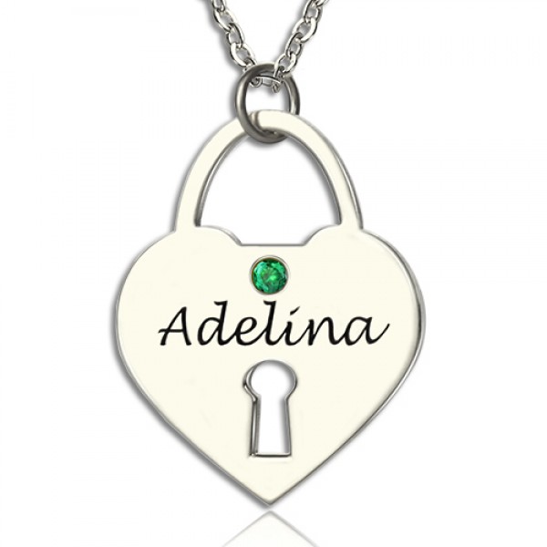 personalized Heart Keepsake Pendant with Name Sterling Silver - Name My Jewelry ™