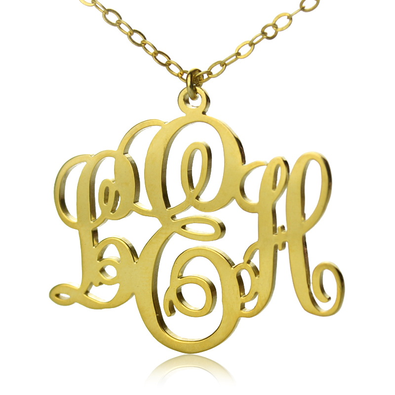 18ct Fine Gold - D Initial Necklace by AEROCULATA | Bridestory.com