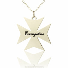 Your Story, Our Craft: The Silver Maltese Cross Necklace
