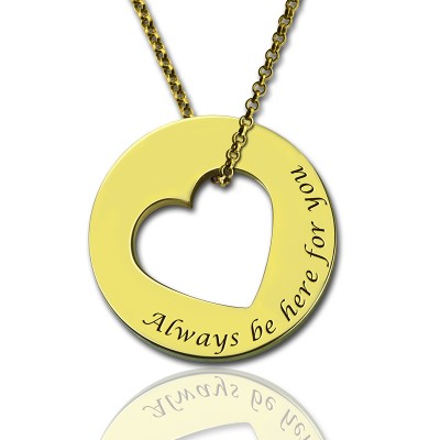 Always Be Here For You Promise Necklace - Name My Jewelry ™