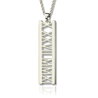 Special Date Necklace Sterling Silver - Name My Jewelry ™