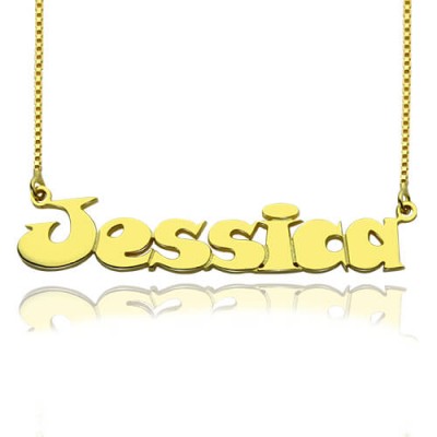 Gold Over Children's Name Necklace - Name My Jewelry ™