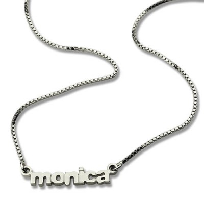 My Tiny Name Necklace Custom Sterling Silver - Name My Jewelry ™