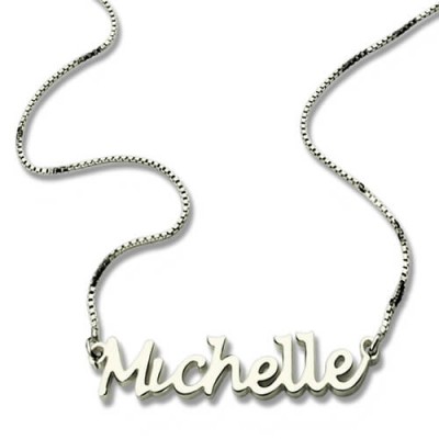 Handwriting Name Necklace Sterling Silver - Name My Jewelry ™