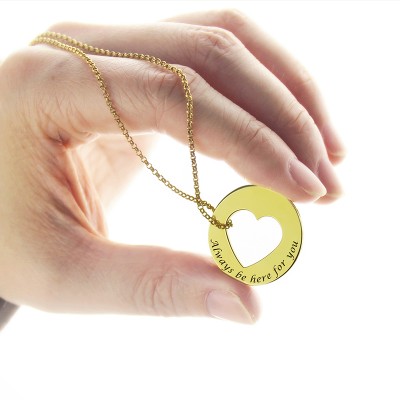 Always Be Here For You Promise Necklace - Name My Jewelry ™