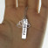 Yoga Lotus Name Necklace: Sterling Silver Symbol of Growth & Strength