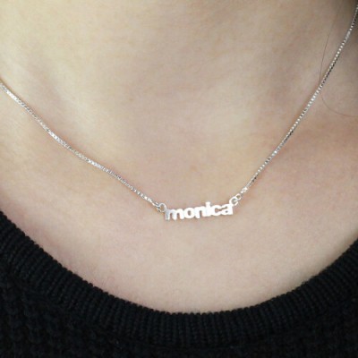 My Tiny Name Necklace Custom Sterling Silver - Name My Jewelry ™
