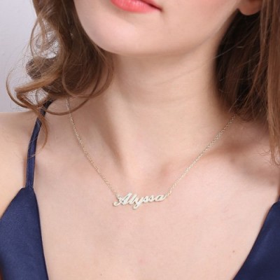 personalized Carrie Name Necklace Sterling Silver - Name My Jewelry ™