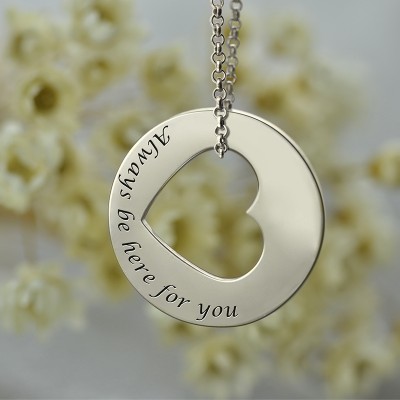 personalized Promise Necklace For Her Sterling Silver - Name My Jewelry ™