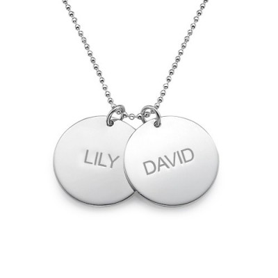 personalized Multi Disc Necklace - Name My Jewelry ™