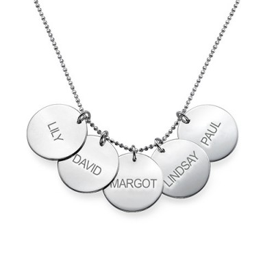 personalized Multi Disc Necklace - Name My Jewelry ™