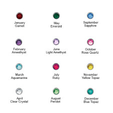 Your Story, Engraved: The Silver Bar Birthstone Necklace
