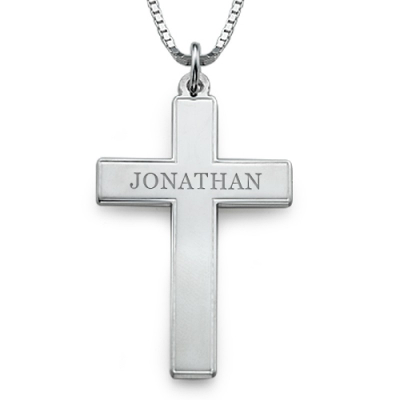 Personalized Engraved Cross Necklace w/ Scripture Card (John 14:8) - C –  Shalom Apparel