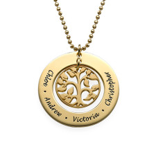 Family Tree Necklace: Personalize Your Love in Gold