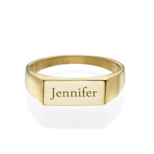 Your Story, Our Craft: Inside Our Gold Plated Signet Rings