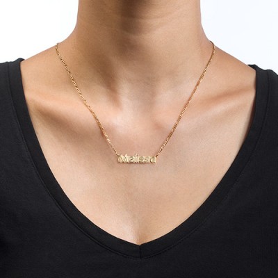 18k Gold Plated Sterling Silver Name Necklace - Name My Jewelry ™