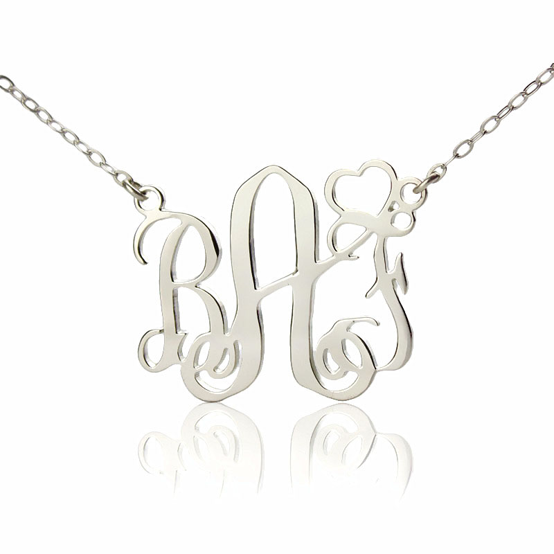 Sterling Silver Gold-plated Letter V Initial Necklace - BillyTheTree Jewelry