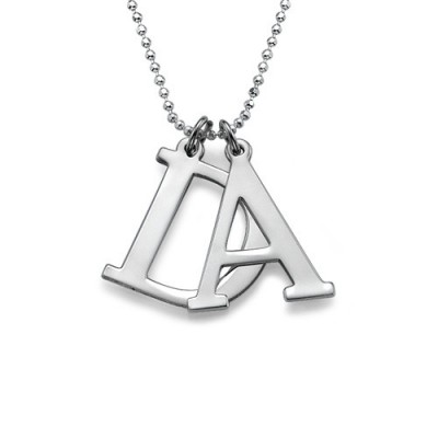 Initials Necklace in Silver - Name My Jewelry ™