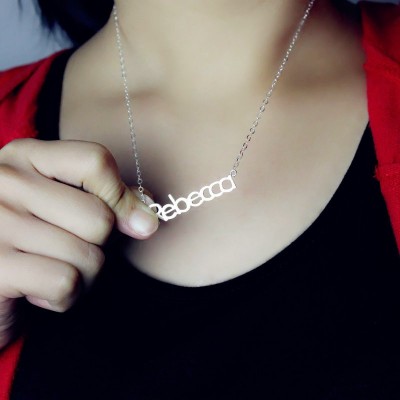 Make Your Own Name Necklace Sterling Silver - Name My Jewelry ™