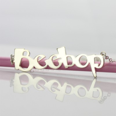 personalized Letter Name Necklace Sterling Silver - Name My Jewelry ™