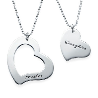 Mum is My Heart Mother Daughter Necklaces - Name My Jewelry ™