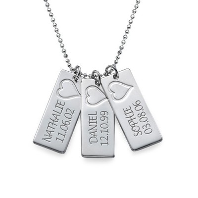 Name Bar Necklace in Silver - Name My Jewelry ™