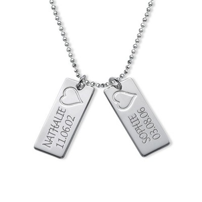 Name Bar Necklace in Silver - Name My Jewelry ™
