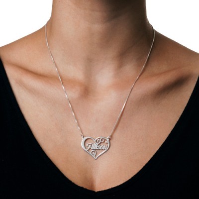 personalized Heart Name Necklace - Name My Jewelry ™