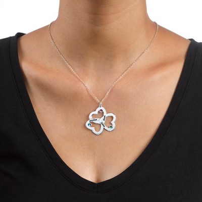 personalized Triple Heart Necklace - Name My Jewelry ™