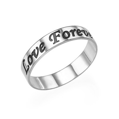 Script Sterling Silver Promise Ring - Name My Jewelry ™