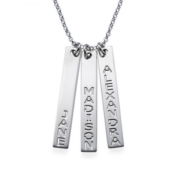 Silver Children’s Name Tag Necklace - Name My Jewelry ™