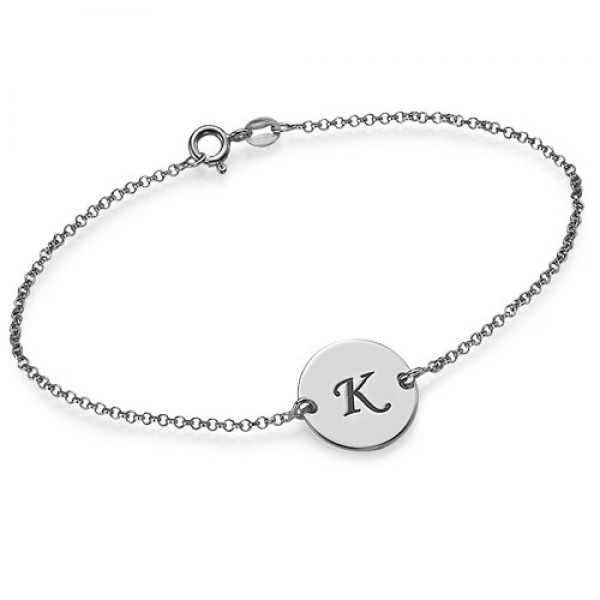 Sterling Silver Initial Bracelet/Anklet - Name My Jewelry ™