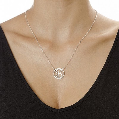 Silver Initial Pendant - Name My Jewelry ™