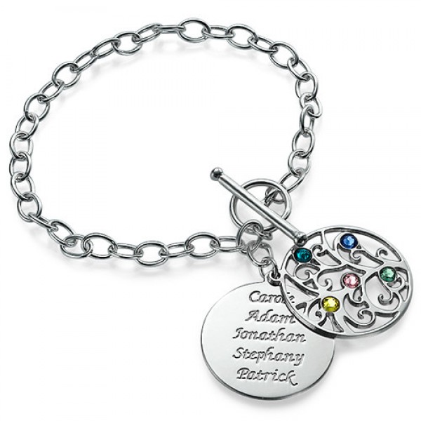 Silver Tree of Life Bracelet - Filigree Style - Name My Jewelry ™