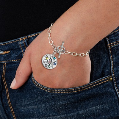 Silver Tree of Life Bracelet - Filigree Style - Name My Jewelry ™