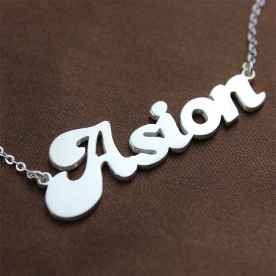 Ghetto Name Necklace Sterling Silver - Name My Jewelry ™