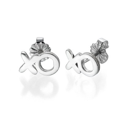 XO Silver Earrings - Name My Jewelry ™