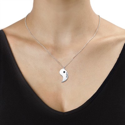Yin Yang Necklace for Couples with Engraving - Name My Jewelry ™