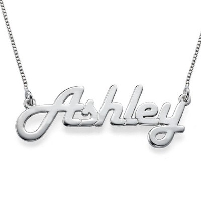 Stylish Silver Name Necklace - Name My Jewelry ™