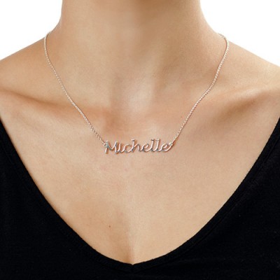 Silver Handwritten Name Necklace - Name My Jewelry ™