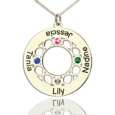 Infinity Family Names Necklace For Mom - Name My Jewelry ™