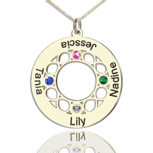 Infinity Family Names Necklace For Mom - Name My Jewelry ™